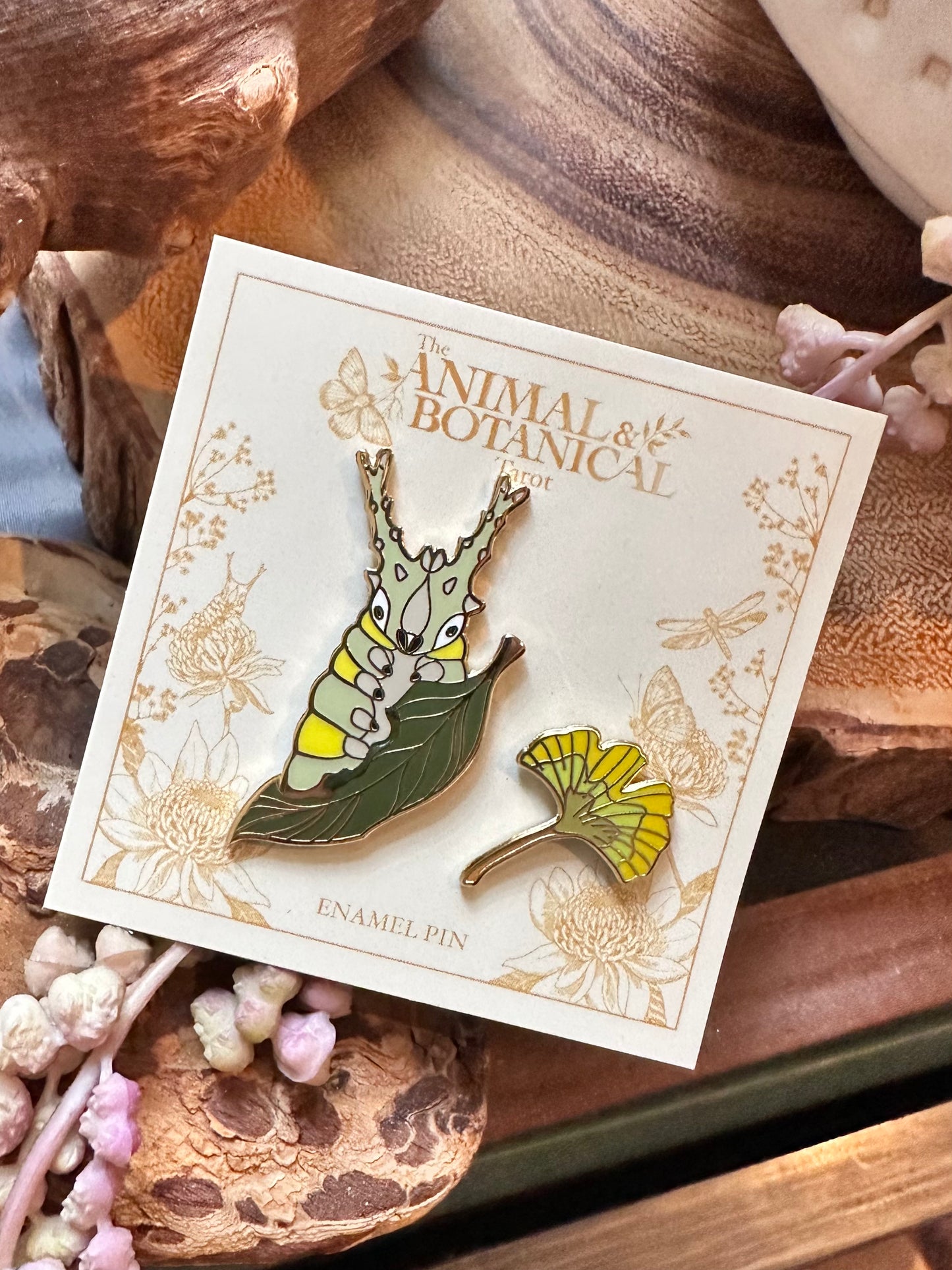 Great Emperor & Gingko- Enamel Pin Set