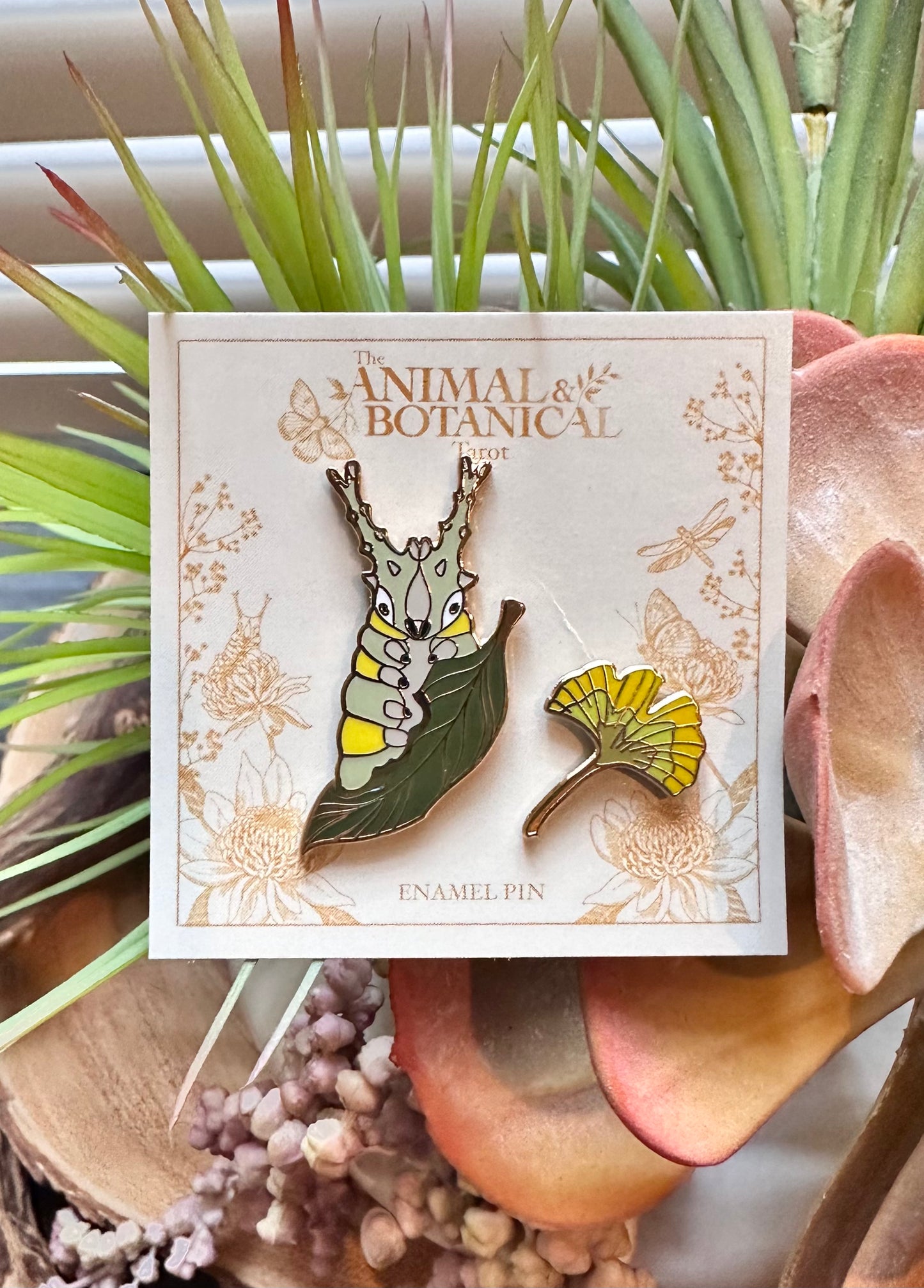 Great Emperor & Gingko- Enamel Pin Set